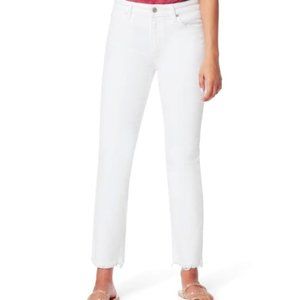Joe's Ankle Skinny High Rise Jeans In White